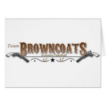 Gå med laget Browncoats Hälsningskort