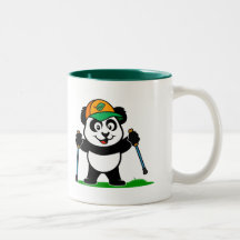 Gå pandaen kaffe kopp