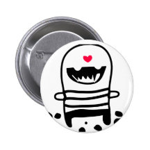 Gabi - monster knäppas emblem knappar