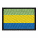 Gabon Broderade Jackor
