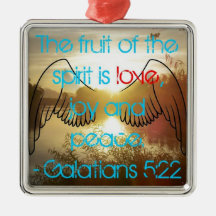 Galatians 5:22prydnad julgransdekorationer