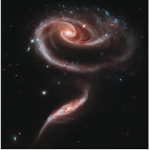 Galaxen för Arp 273 parar (det Hubble teleskop) Cut Outs