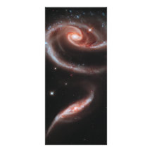 Galaxen för Arp 273 parar (det Hubble teleskop) Personliga Rack Kort