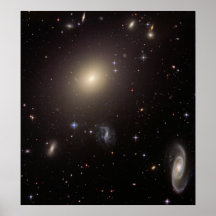 Galaxen samla i en klunga Abell S0740, Posters