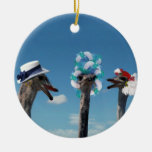 Galen hattdag på tävlingarna julgranskulor