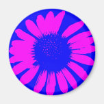 Galen lila- & blåttmagnet för daisy kylskåps magneter