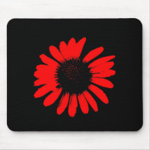 Galen" - röd daisy "för daisy mus matta
