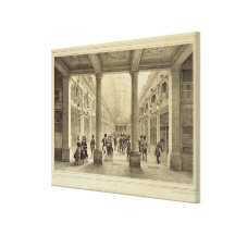 Galerie d'Orleans på Palaiset Royal, från 'Paris Kanvasdukar Med Gallerikvalitet