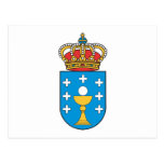 Galicia vapensköldvykort