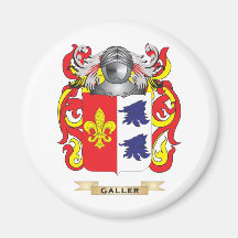 Galler vapensköld (familjvapenskölden) kylskåps magneter