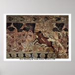 Galtjakt vid södra indier styr 1540 print