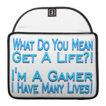 Gamer för många liv sleeve för MacBook pro