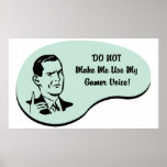 Gameren uttrycker print