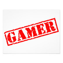 Gamerfrimärke Kort För Inbjudningar