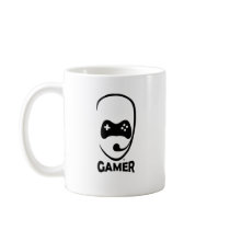 Gamerhjälten utrustar kaffe mugg