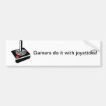 Gamers gör det med styrspakar bildekal