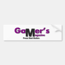 Gamer's Magazine Online Adesivo