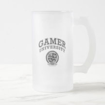 Gameruniversiteten (svarten & vit) muggar