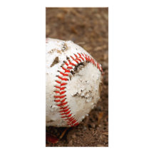 gammal baseball rackkort med full färg