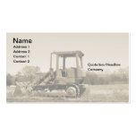gammal bulldozer visitkort