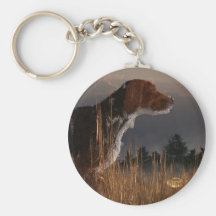 Gammal jakthund nyckel ring