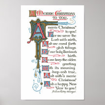 Gammal julkort print