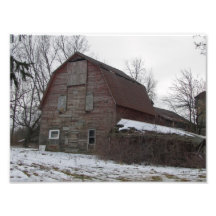 Gammal Michigan ladugård Fotokonst