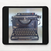 Gammal remingtontypewrighter musmattor