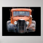 Gammal RustyTow lastbil Print