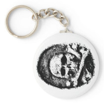 Gammal skallekaychain