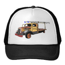 Gammal taklägga lastbilhatt trucker keps