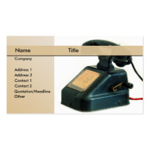 Gammal telefon - kommunikation visitkort