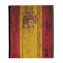 Gammal träSpanien flagga;