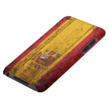 Gammal träSpanien flagga Barely There iPod Covers