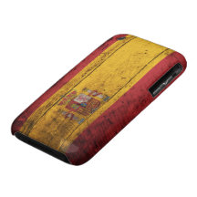 Gammal träSpanien flagga iPhone 3 Skydd