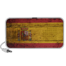 Gammal träSpanien flagga iPod Högtalare