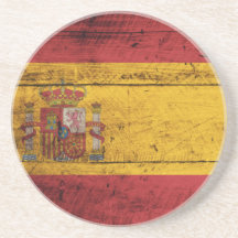 Gammal träSpanien flagga Underlägg