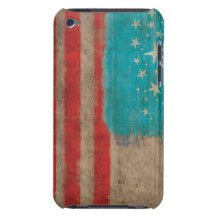 Gammal vintage randiga iPod Barely There iPod Skyddande Skydd