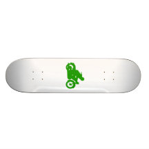 Gammal vintagemotorcykel skateboard decks