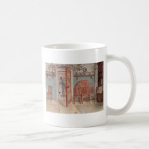 Gammala Anna (i kök) Kaffe Koppar