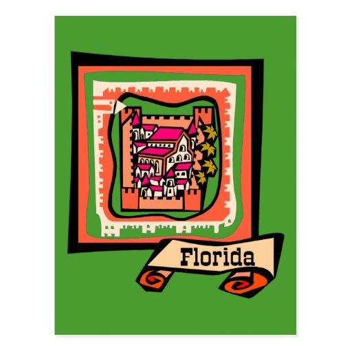 Gammala Florida Vykort