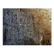 Gammala grafitti i torn av London Vykort