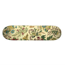 Gammalmodigt blom- överflöd skateboard