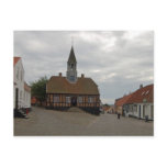 Gammalt stadshus, Ebeltoft, Jutland, Danmark Vykort