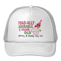 Gammalt Toadally förtjusande 1-År Baseball Hat