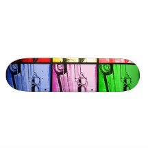 Gammalt tryck för konst för pop för klassikerbilva skateboard decks