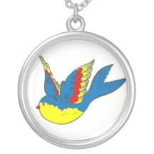 Gammalt utforma tatueringblåsångaren halsband