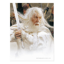 Gandalf slagsmål med svärd vykort