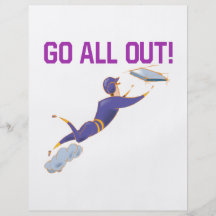 Går alla ut flygblad designs