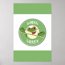 Går den gröna grodan posters